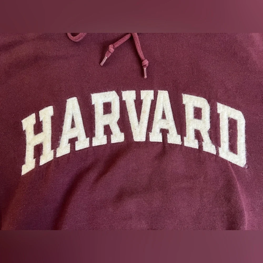 Vintage Jansport Harvard Hoodie Sweatshirt. Size M
